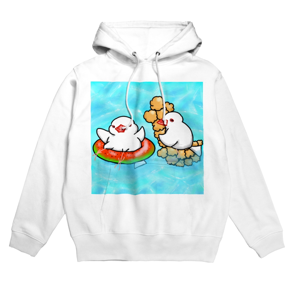 Lily bird（リリーバード）のぷかぷか水遊び文鳥ず Hoodie