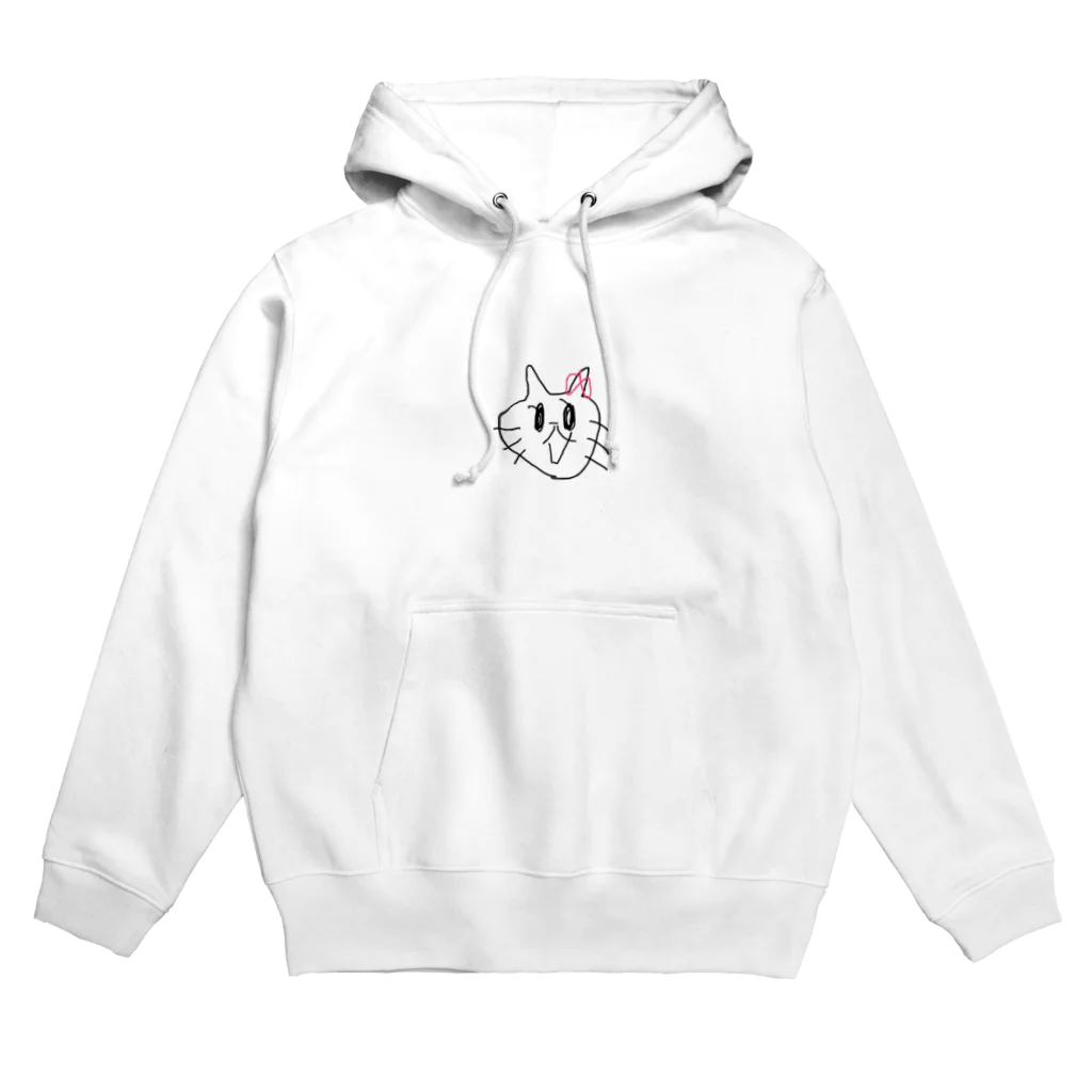 リボンネコのファー？！？？！って言ってるネコ Hoodie