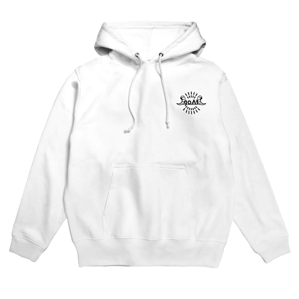 goAtのgoAtオリジナルグッズ：ホワイト Hoodie