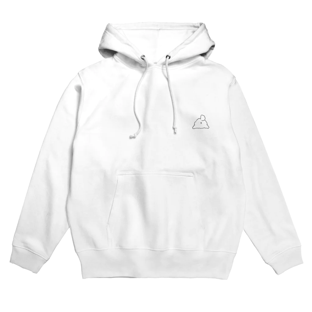 ぷぷまるのゆるプー のおしり  クロ線 Hoodie