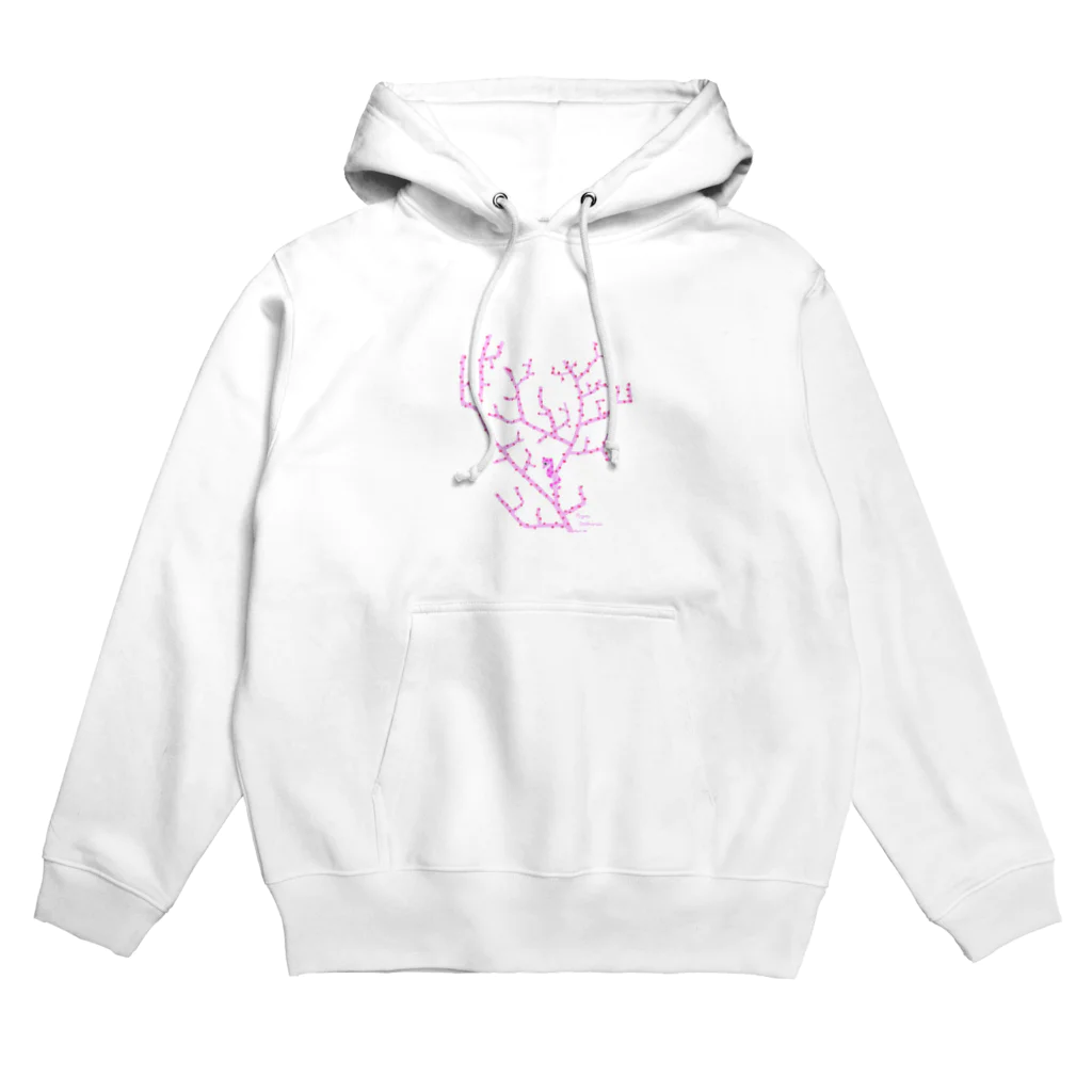 栗坊屋のピンクのピグミーシーホース Hoodie