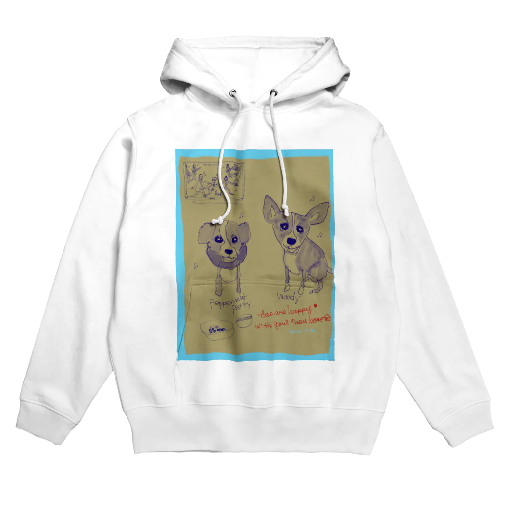 ごきげんクラブのウッディとペパーミントパティ Hoodie