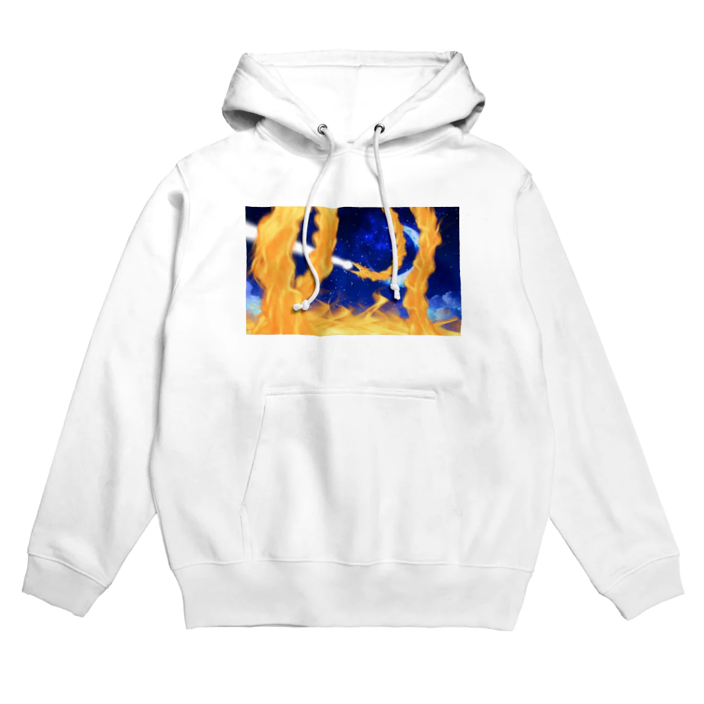 overlordの炎龍、寝の怒り Hoodie