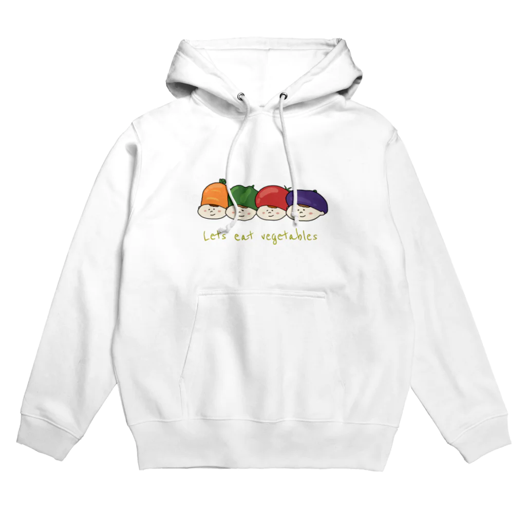 m.の野菜を食べよう。 Hoodie