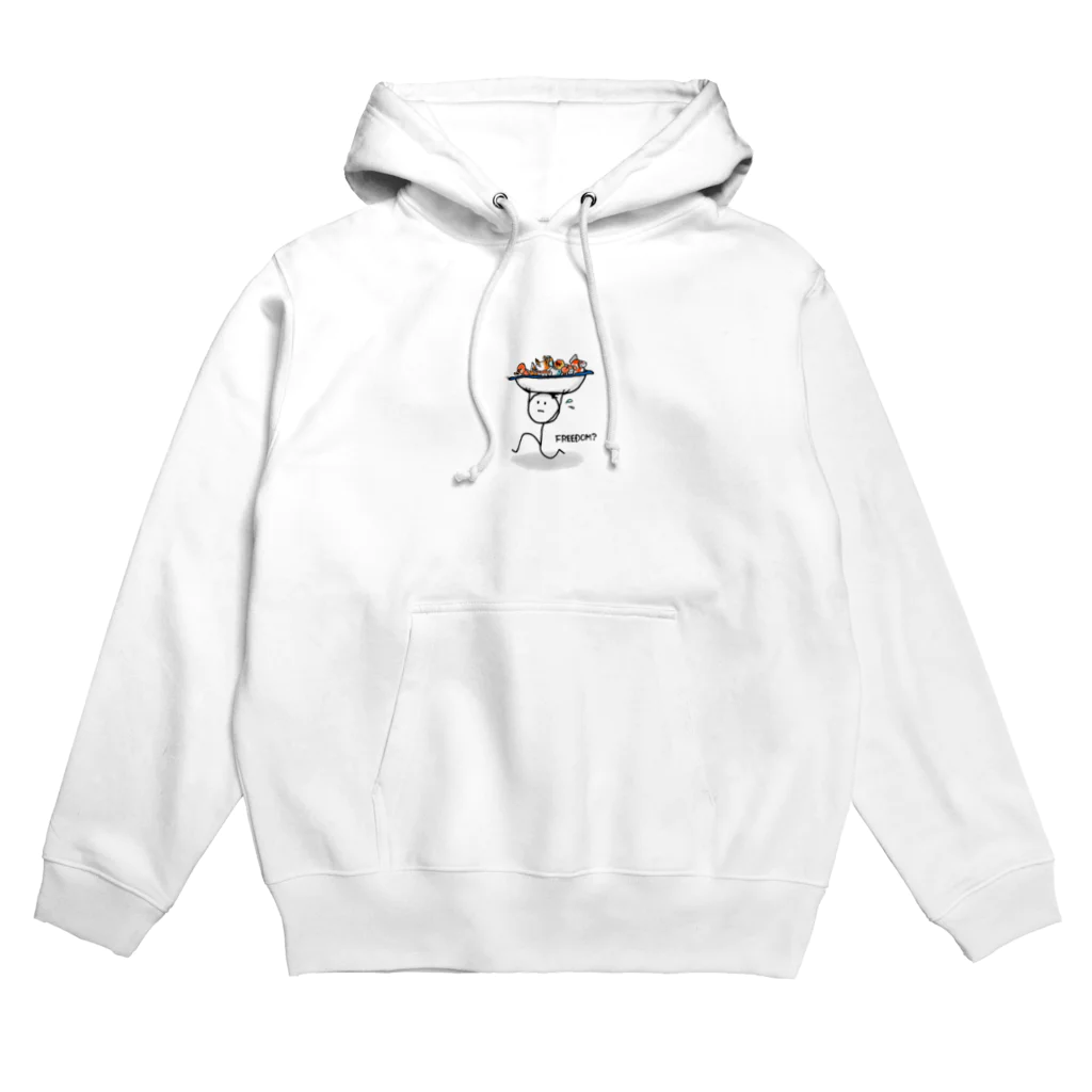 カタツムリ本舗のフリーダムくん Hoodie