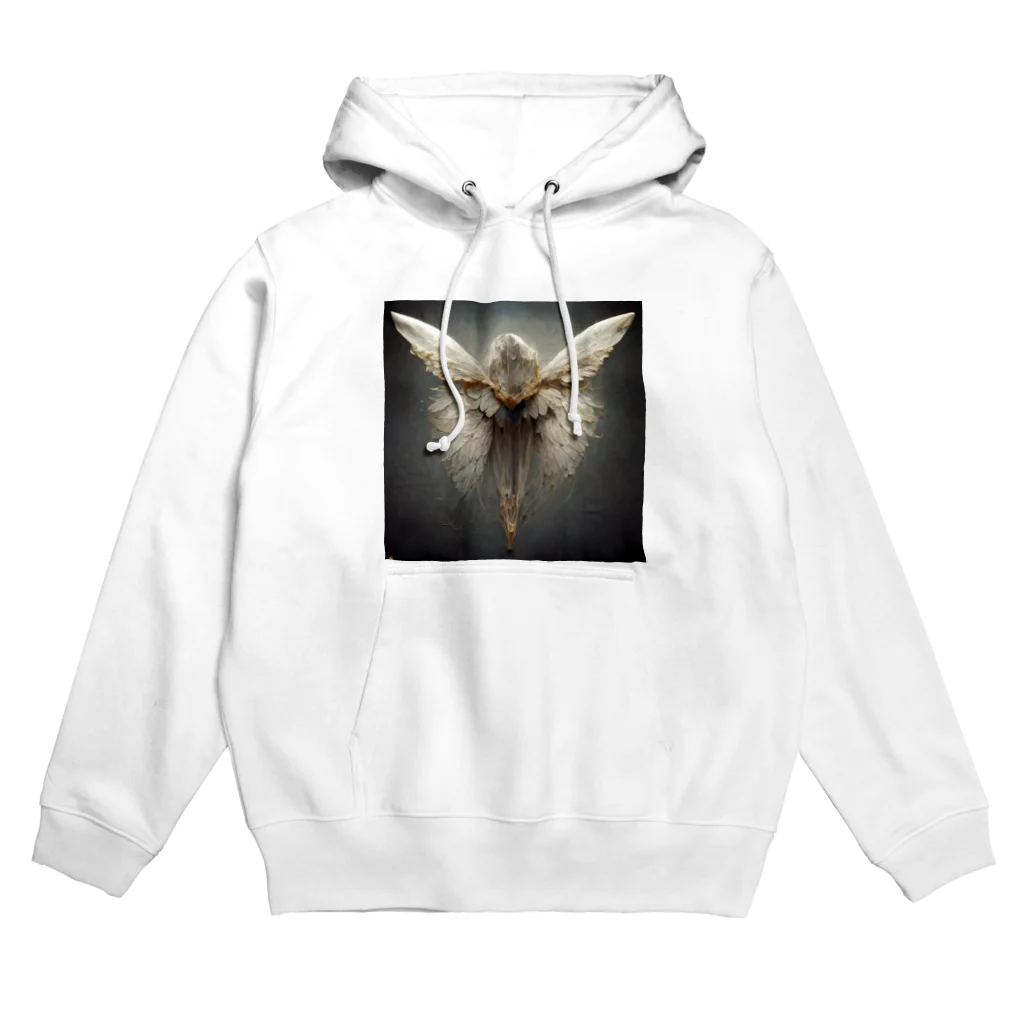 00100001101の四つの羽の天使 Hoodie