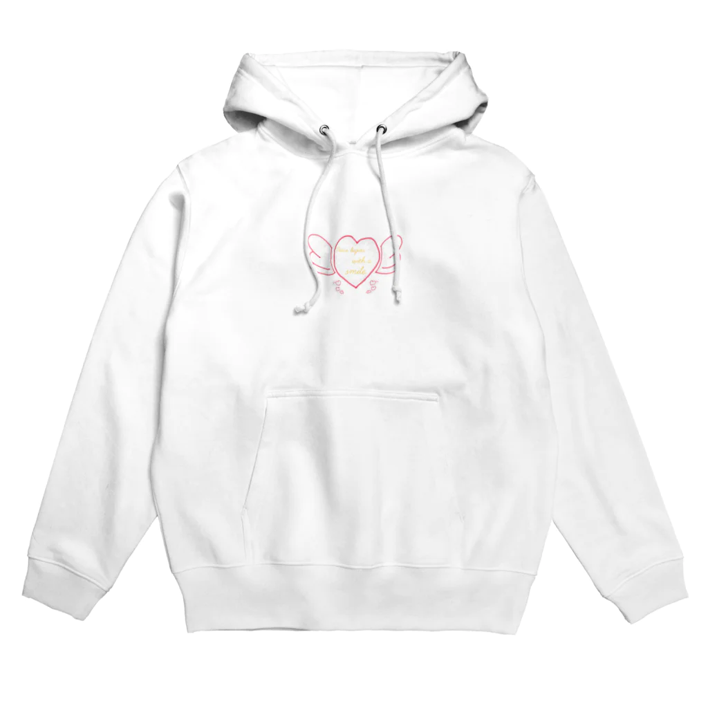 SUNNY DAYのハートの羽 Hoodie