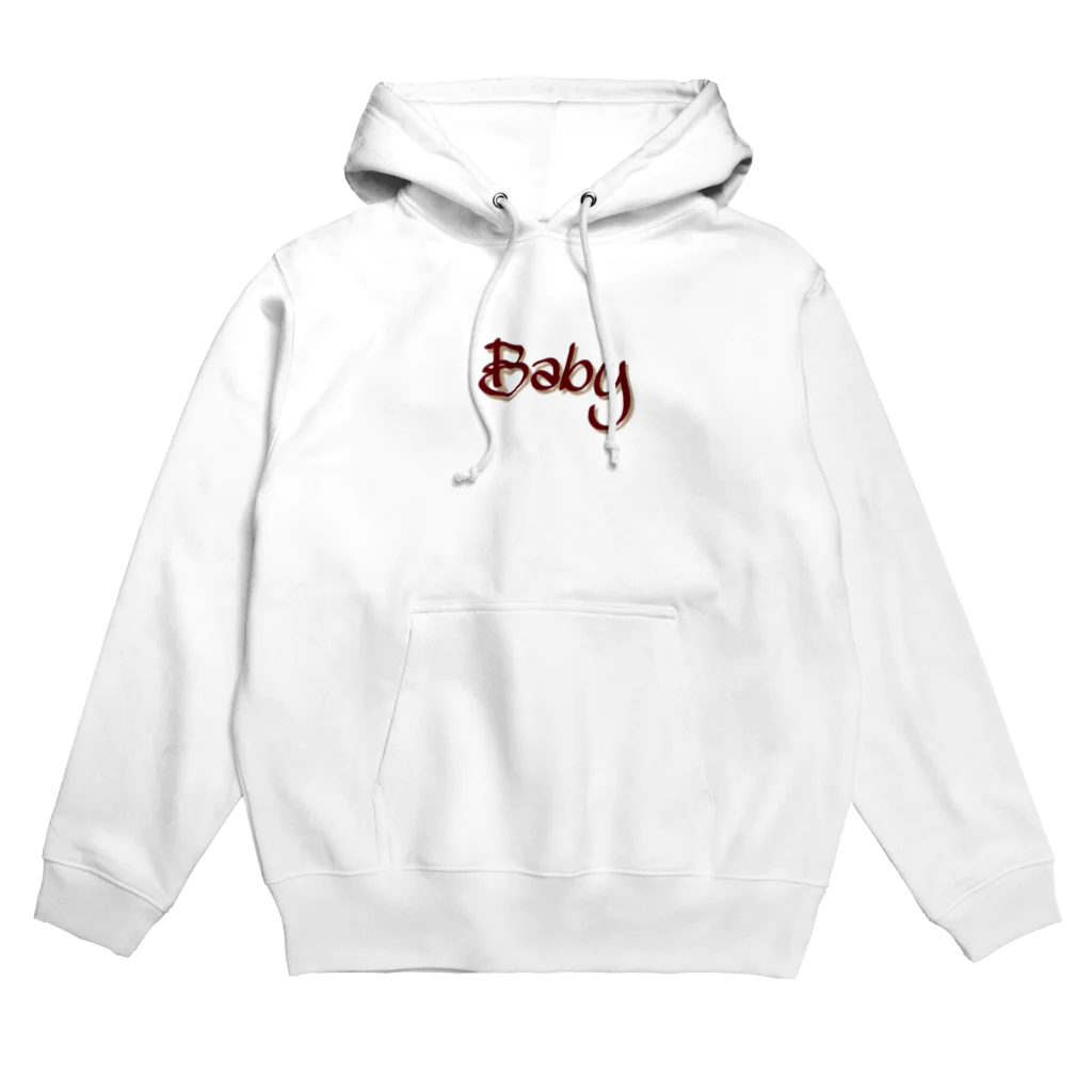 butterflyのbaby red パーカー