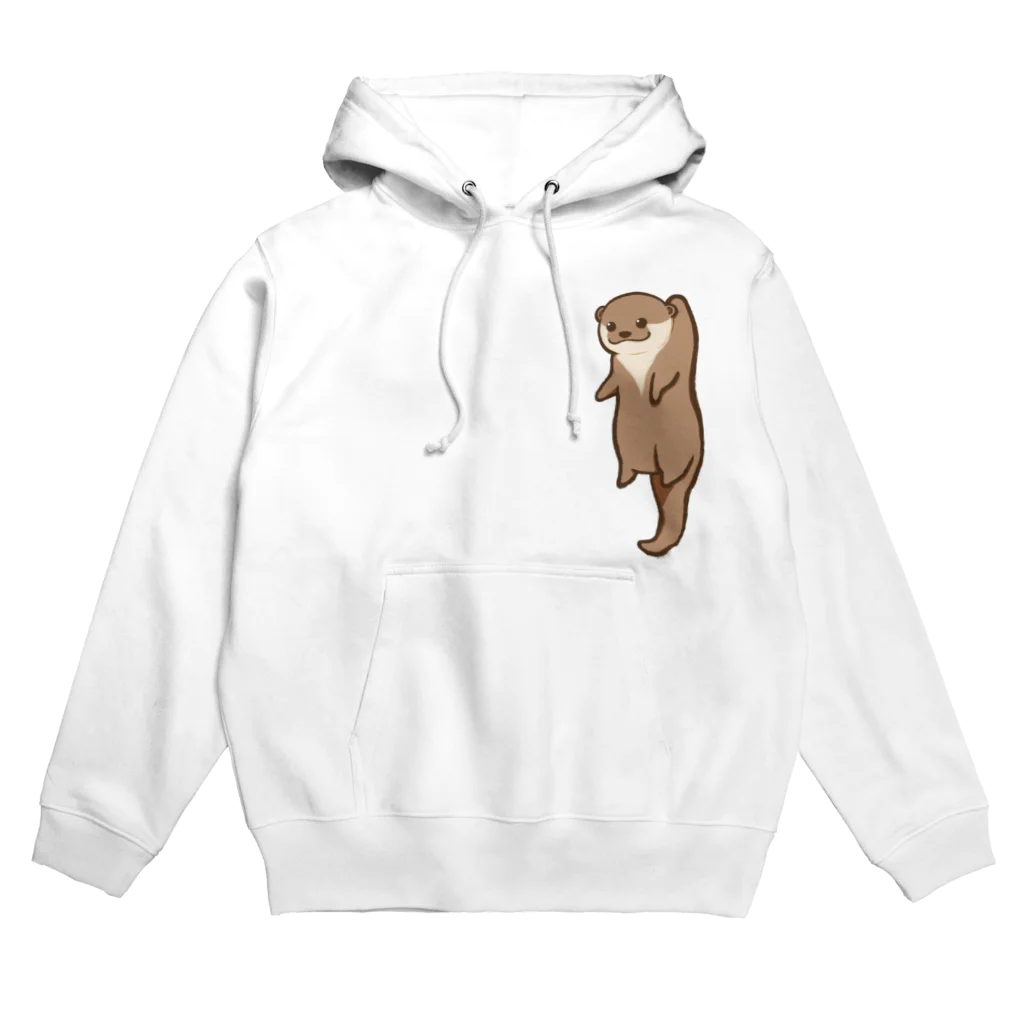 綾錦工房 りこりすのほされカワウソ Hoodie