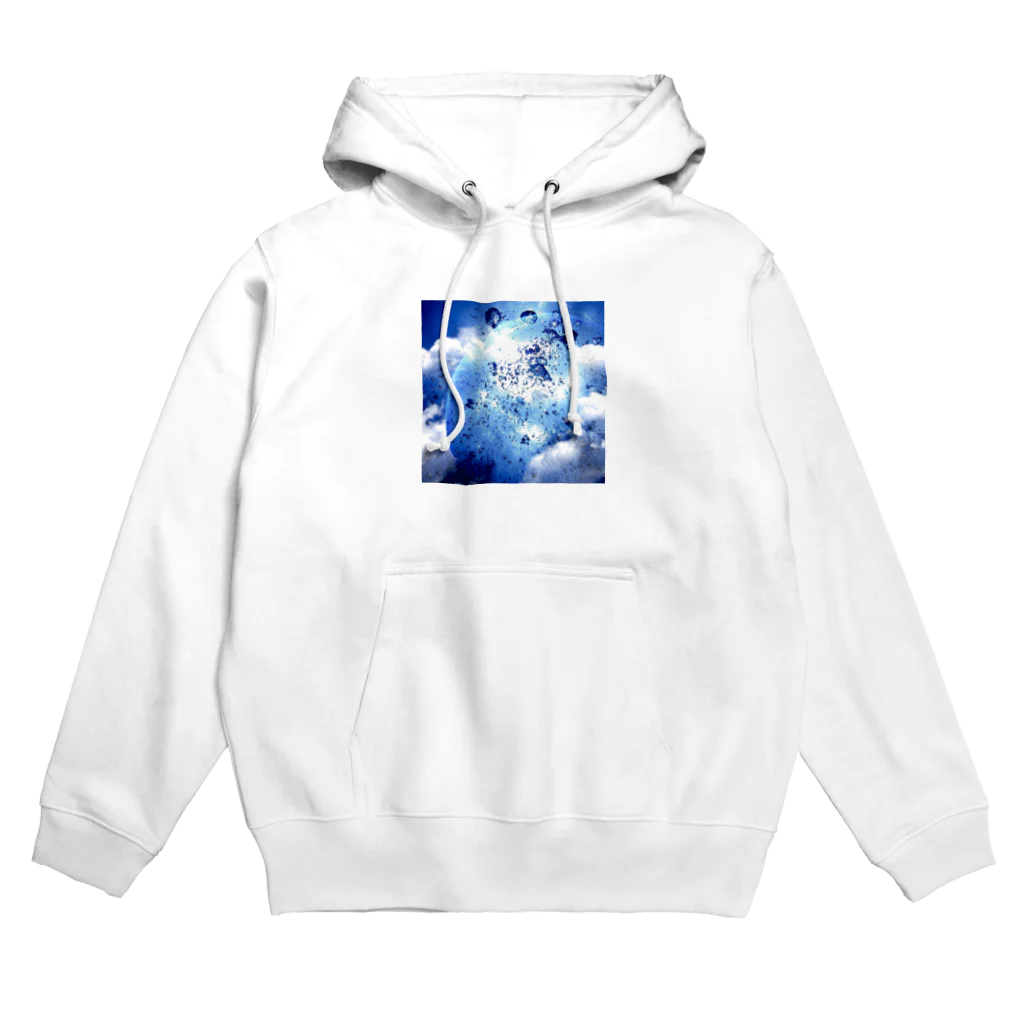 yuucanvasの宇宙アート･水の惑星 Hoodie