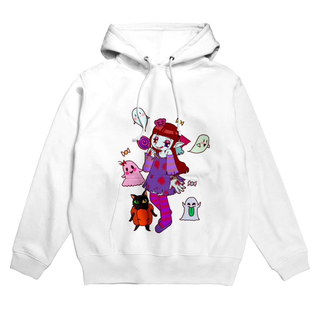 猫丸堂【ねこまるどう】のHAPPY HALLOWEEN！ Hoodie