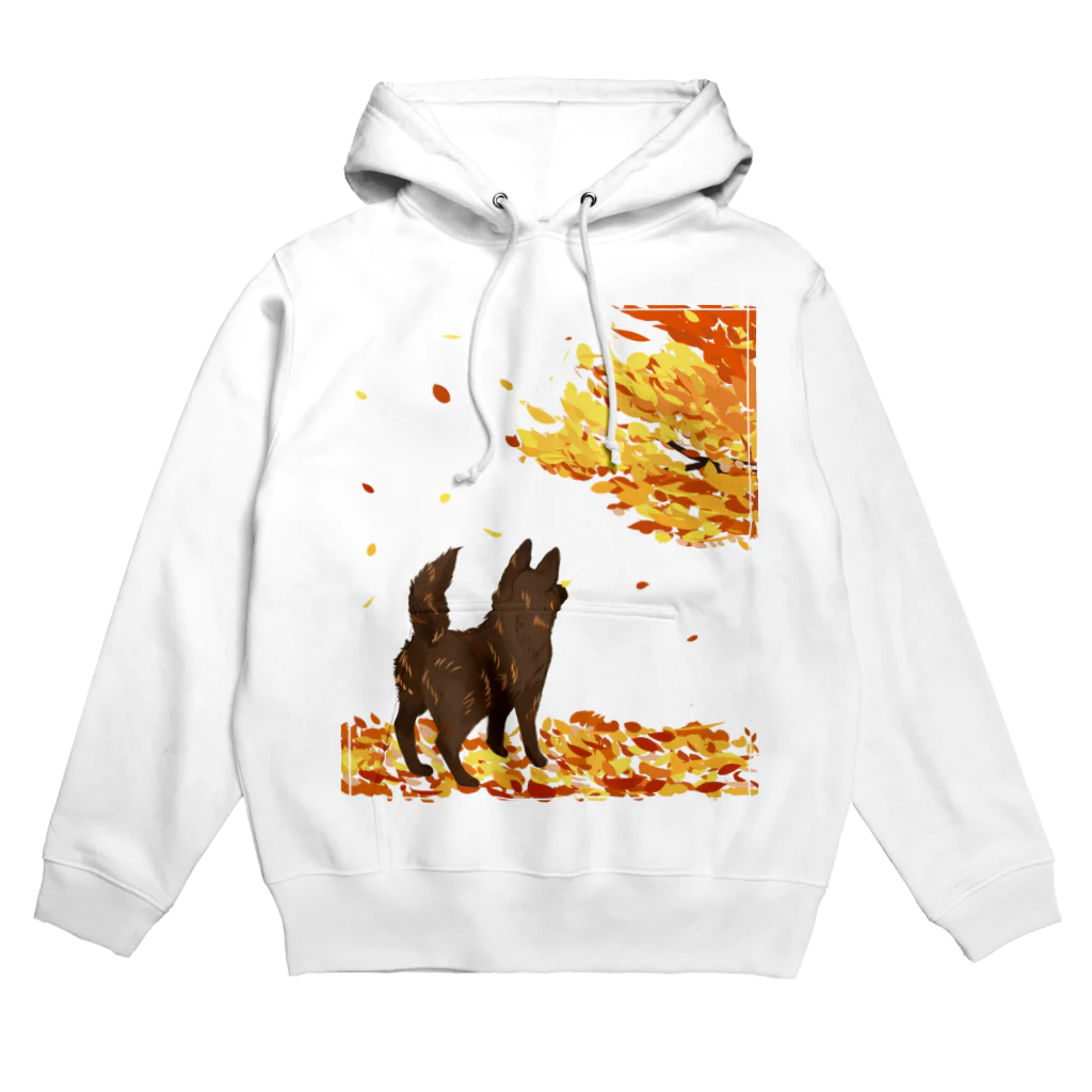 くろげちゃまじりの秋甲斐犬 Hoodie