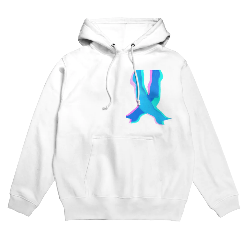 みんなwoおうえんのブルー 波🎗  Hoodie