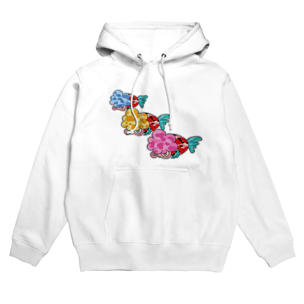 ズビのあたまのなかのランチュウトリオ Hoodie