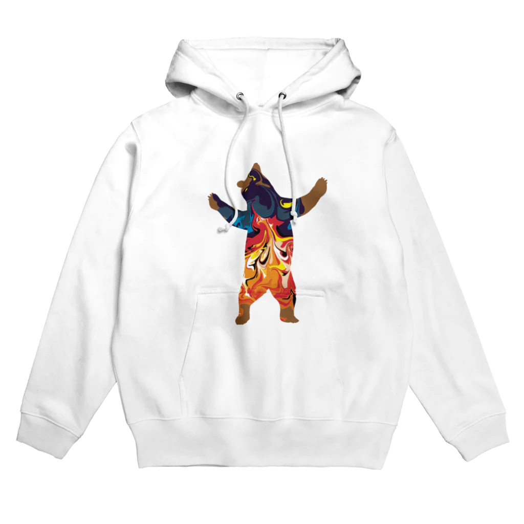 ヒロシオーバーダイブの一緒にキャンプファイヤーしたいクマさん Hoodie