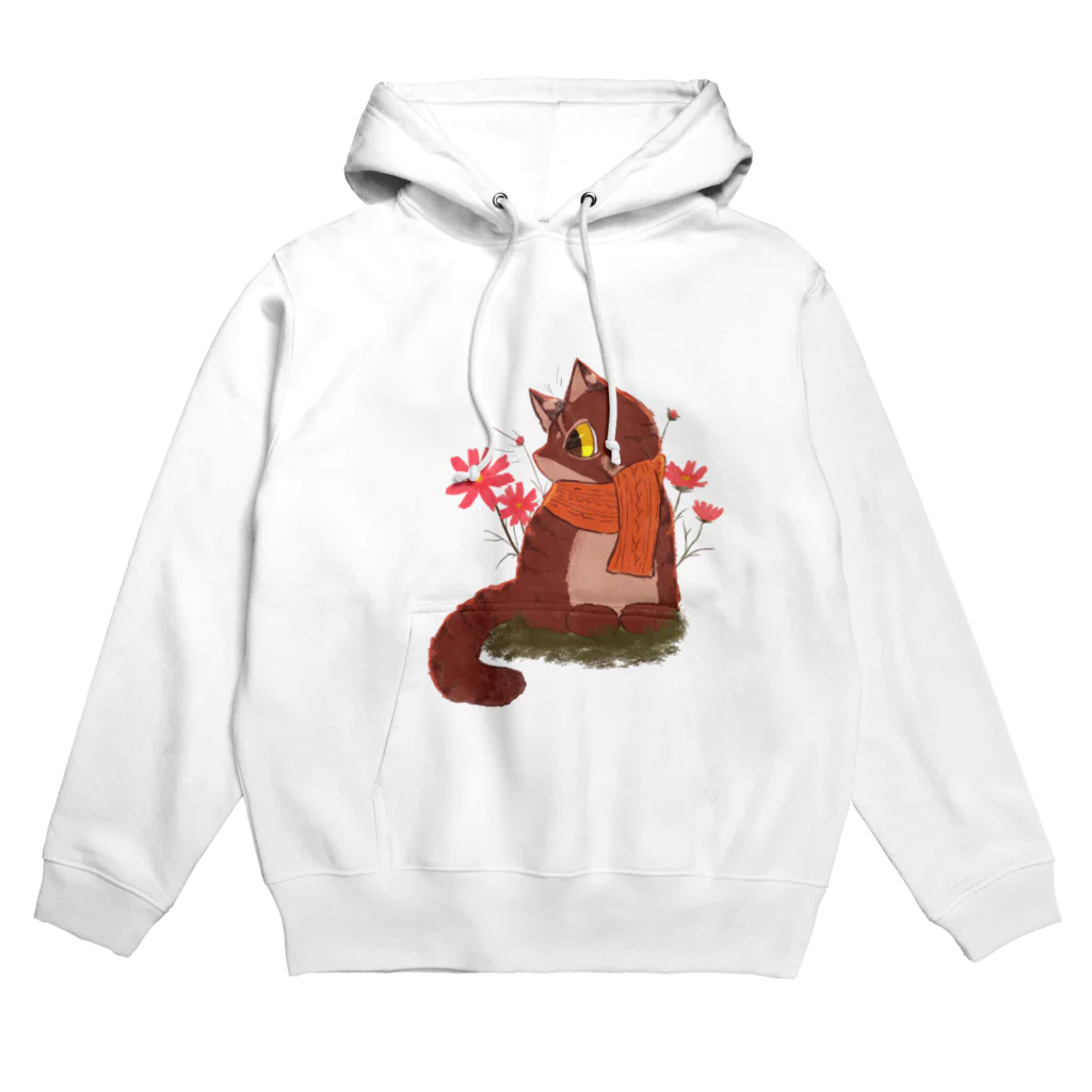 C.workセンターのコスモスとツシマヤマネコ Hoodie