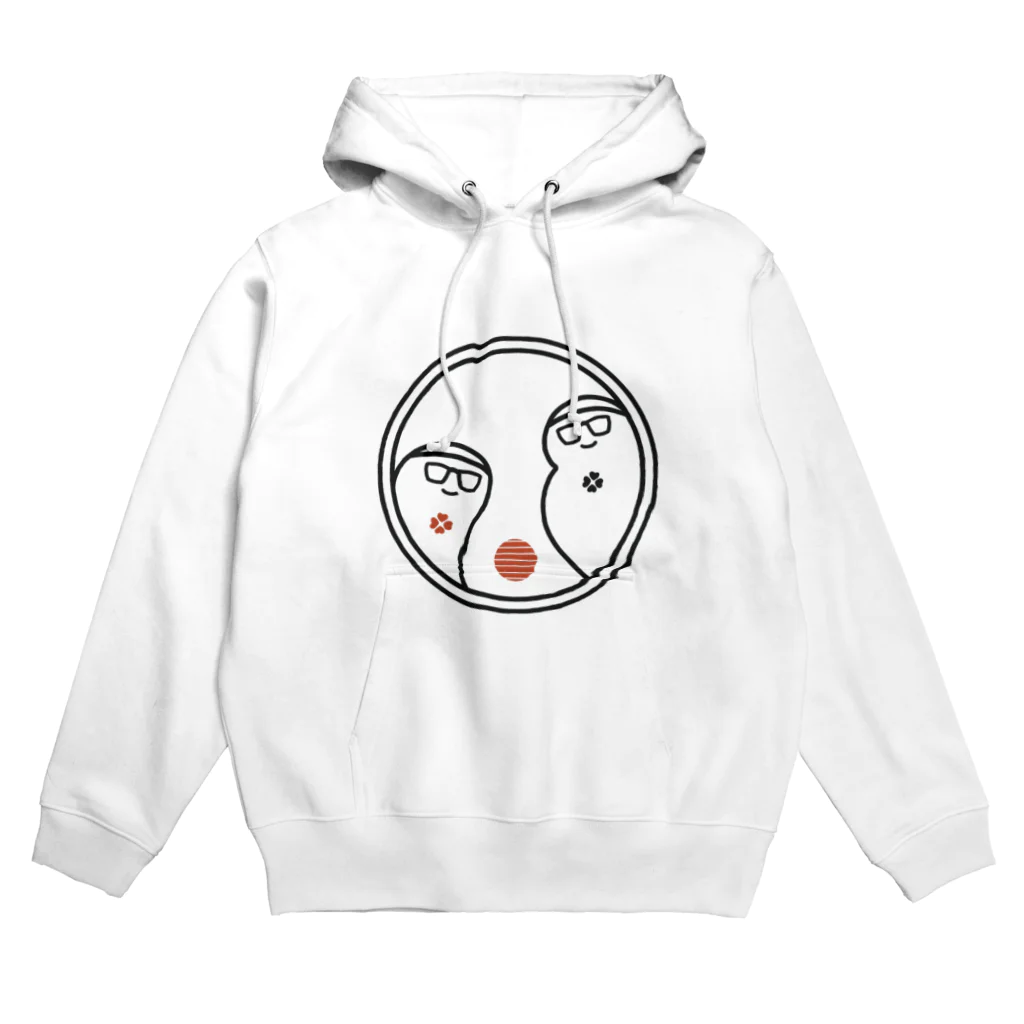 赤字黒字の「赤字さん黒字さん」オリジナルグッズ Hoodie