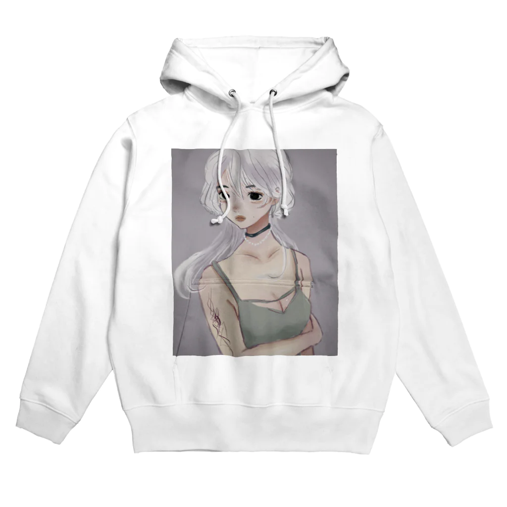 美礼イラストレーターのノエルちゃん　女の子イラスト　 Hoodie