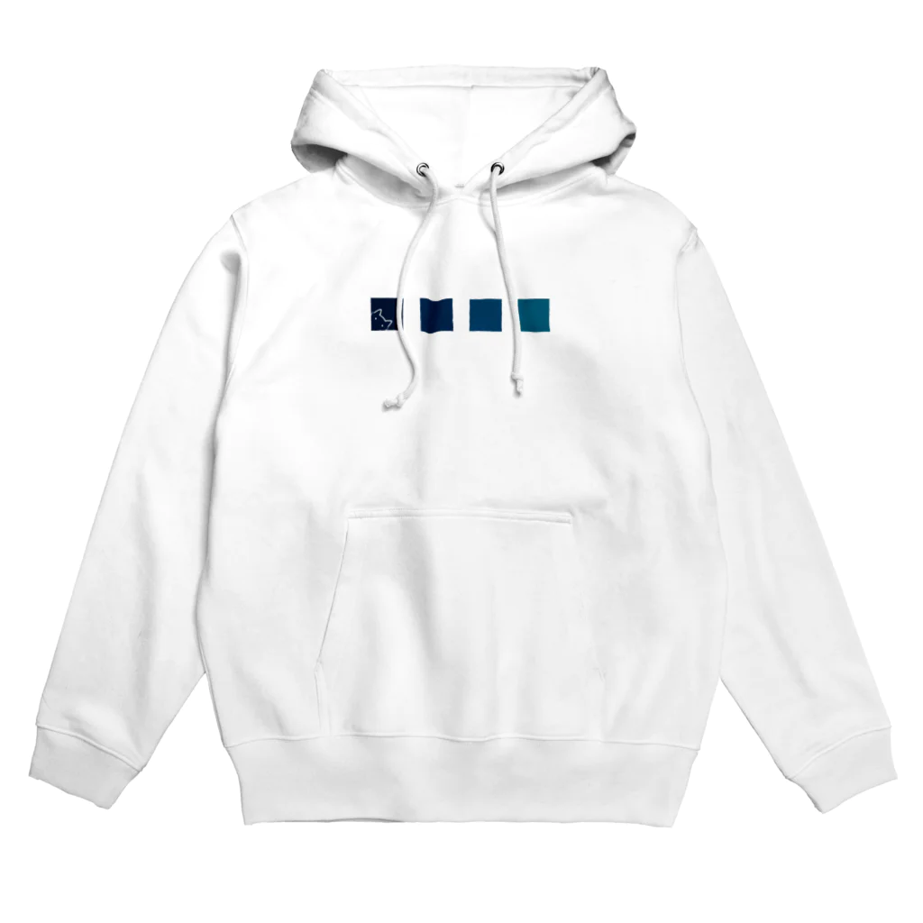 ふかもの隠れ猫(青) Hoodie