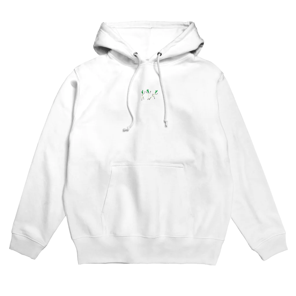 カメールのネギ三兄弟 Hoodie