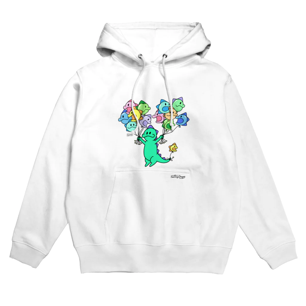 なみのりドラゴン🐉のドラゴン、浮いてみた。 Hoodie