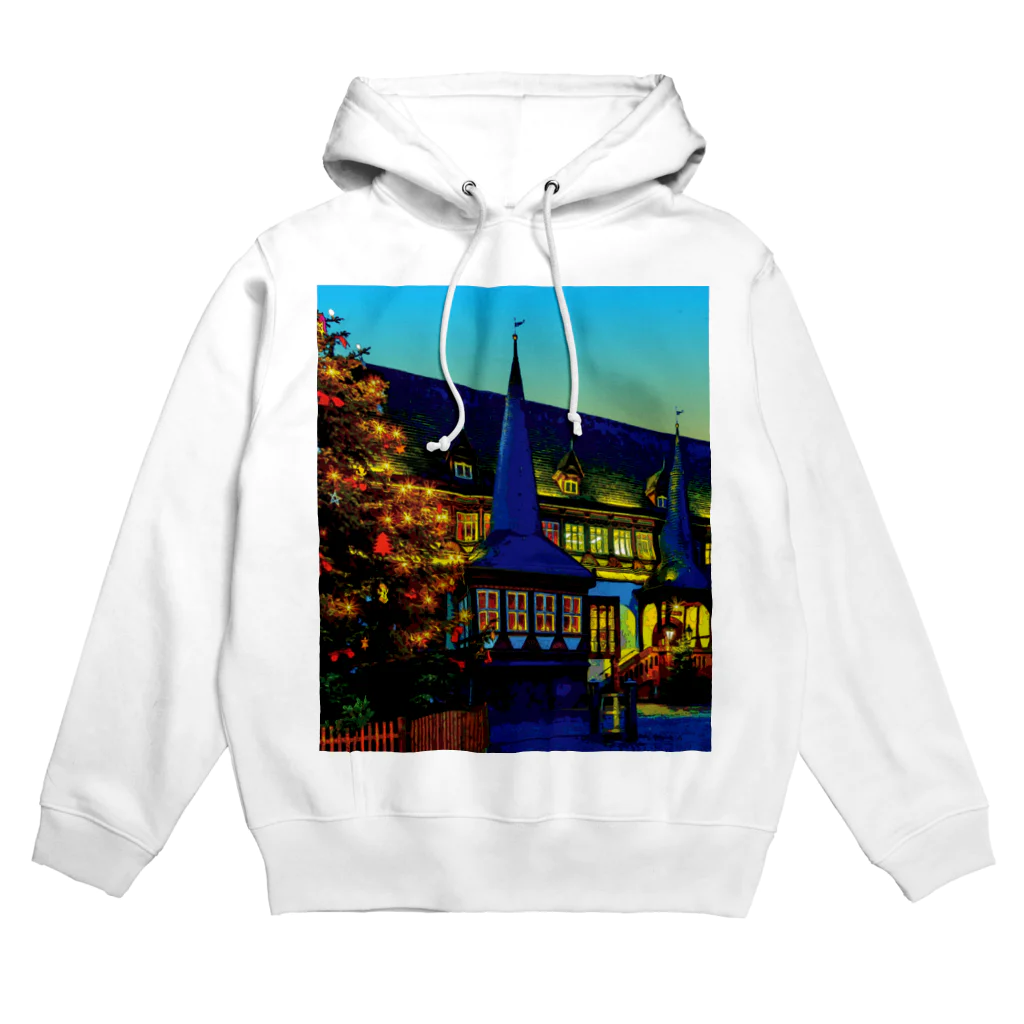 GALLERY misutawoのドイツ 夕暮れのアインベック旧市庁舎 Hoodie