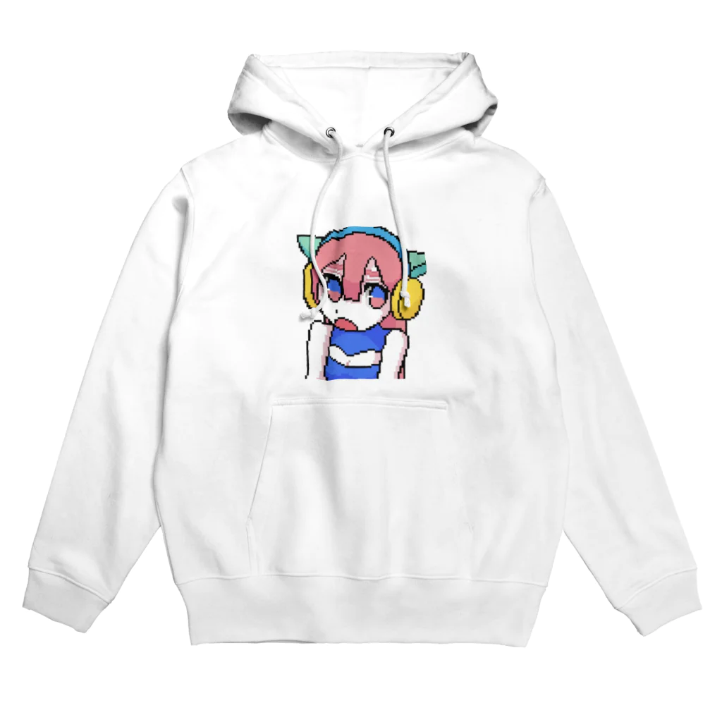 wanishopのドット絵女の子 Hoodie