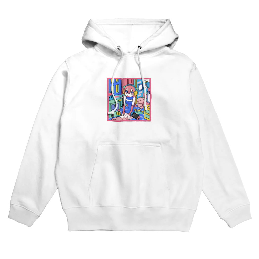 wanishopのドット絵女の子ぱーか Hoodie