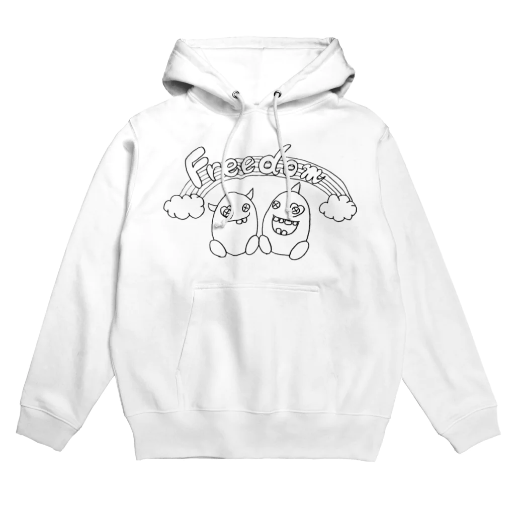 子育て応援隊ぱれっと！shopのフリフリちゃんとダムダムくん Hoodie