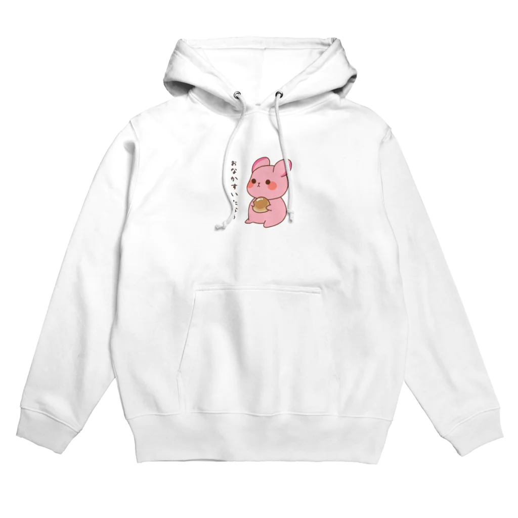 ゆめうさぎShopの腹ペコいちごちゃん Hoodie