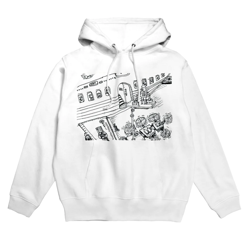 コウエツの出前 Hoodie