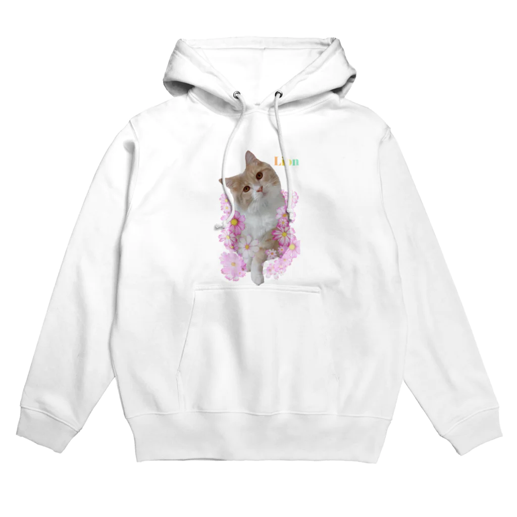 ルークとリオンのリオン×フラワー Hoodie