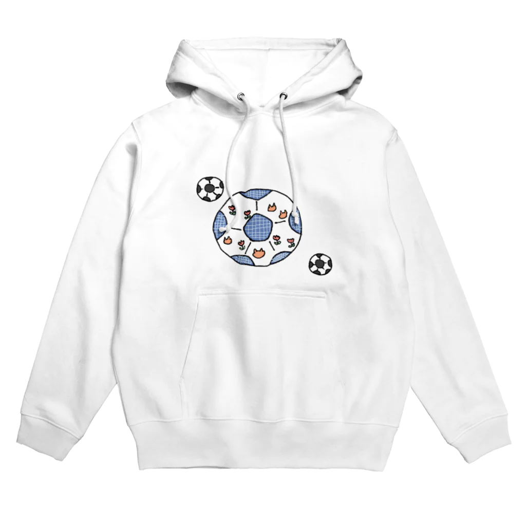 goma's ✿ shopの絵本の中の可愛いサッカーボール Hoodie