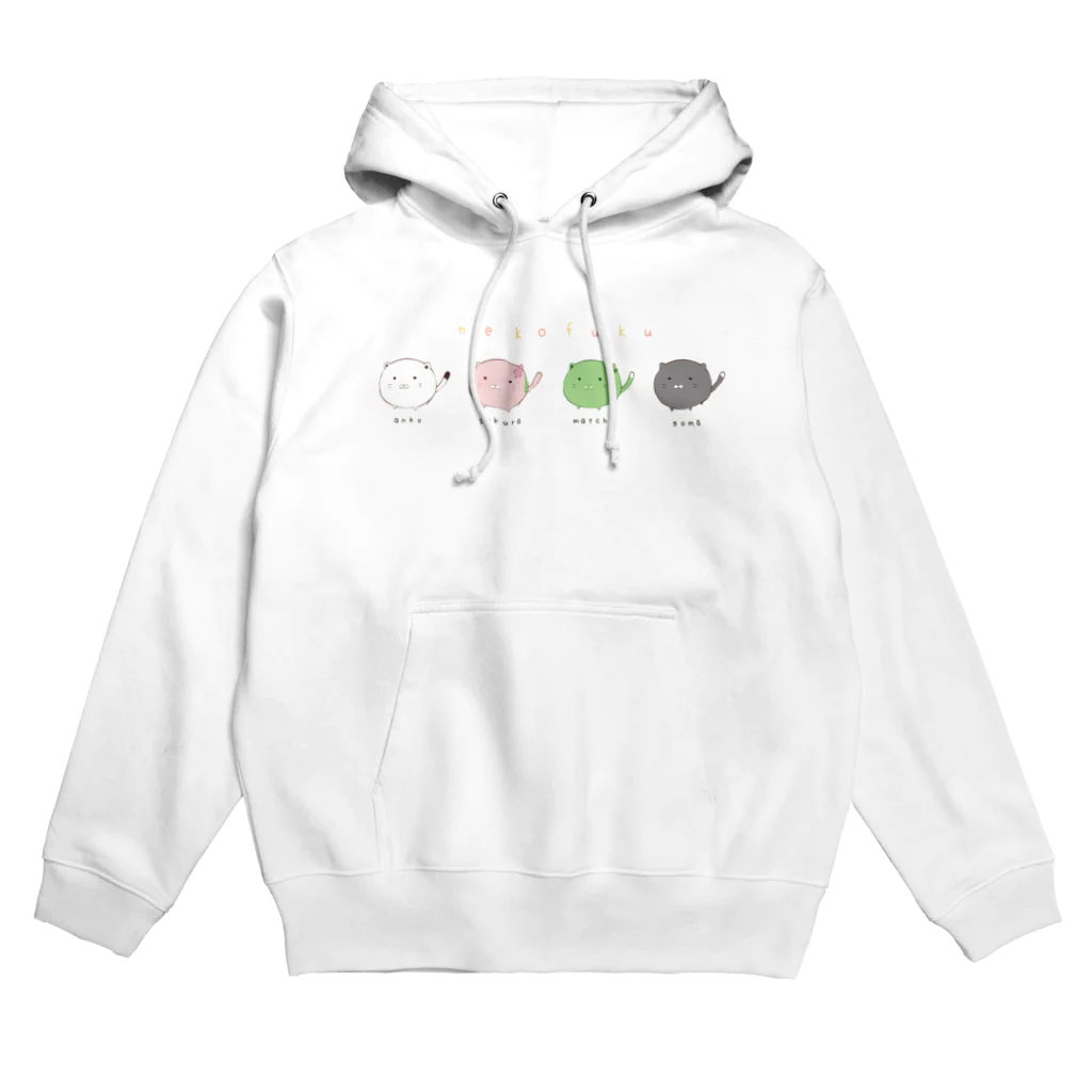 ねこふく茶屋のもちもちねこふく Hoodie