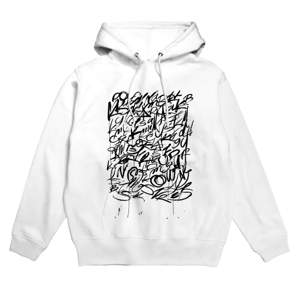 着ぐるみ＆calligraphyのiD Hoodie