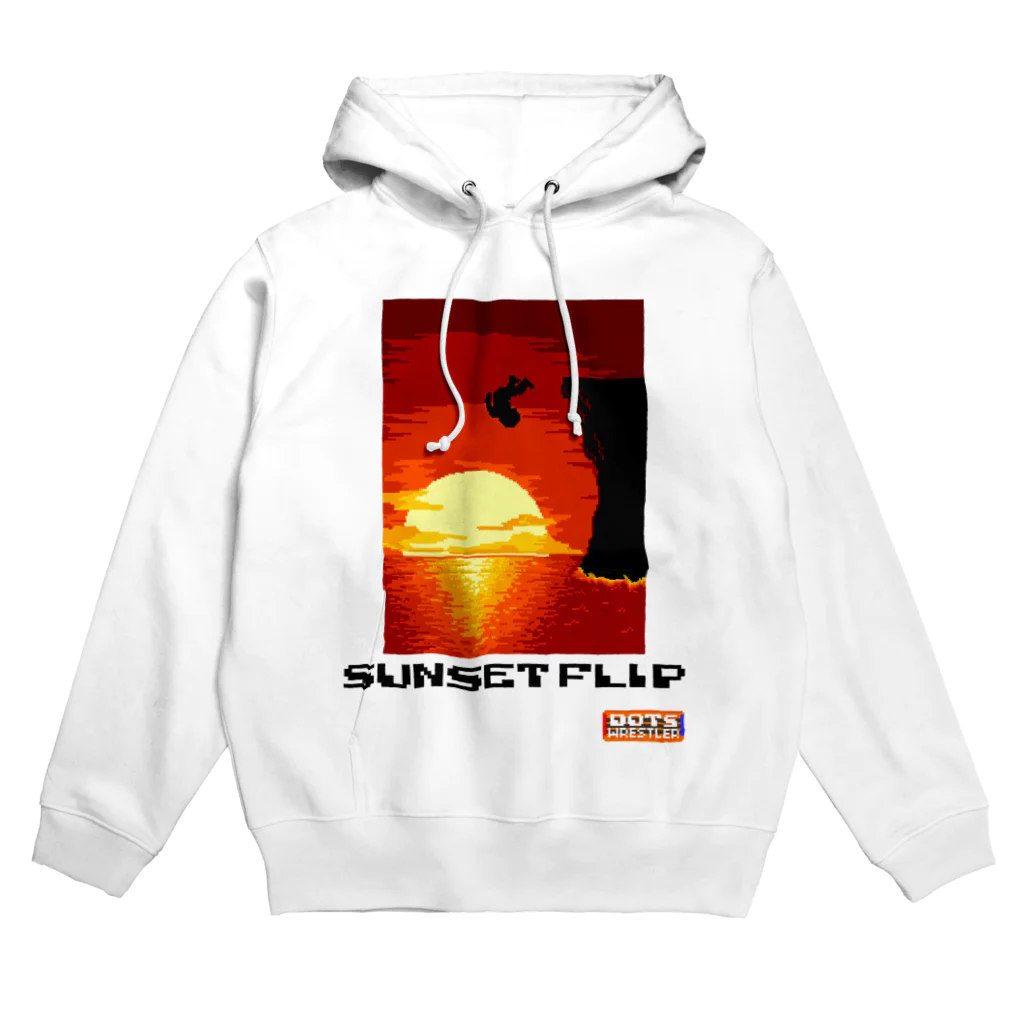 DOTSWRESTLERのSUNSETFLIP（Black Logo） パーカー