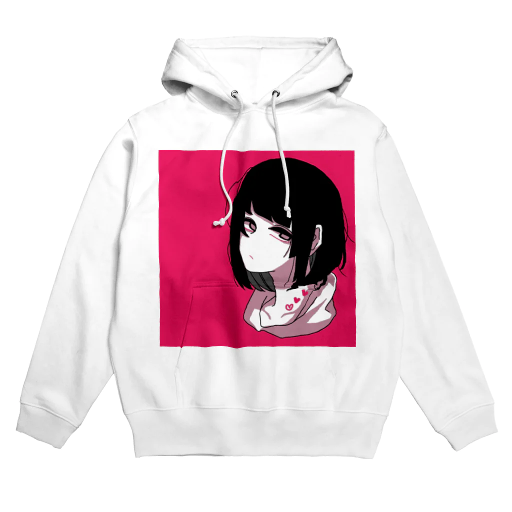 ColorAppleのビビットカラーボブちゃん Hoodie