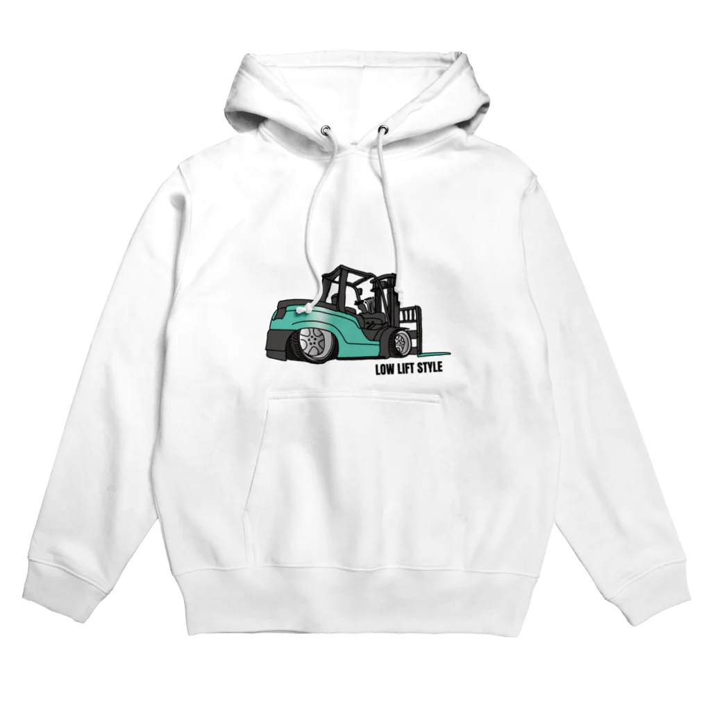 shallaのガチでシャコタンなフォークリフト（グリーン） Hoodie