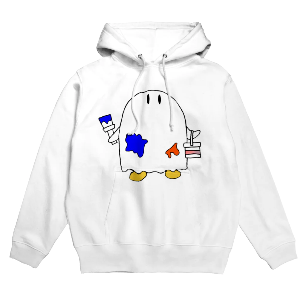 こん🐄のペンキおばけ Hoodie