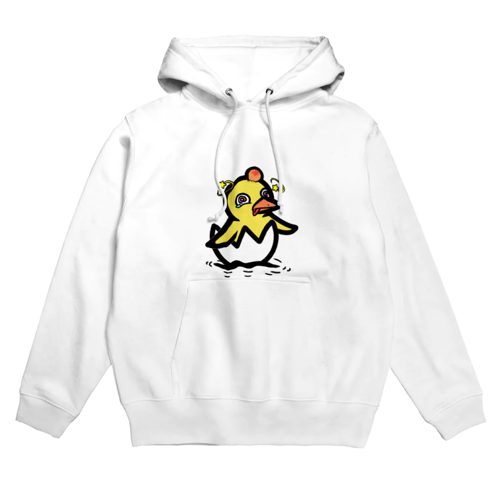 衣紋掛け✖︎ハンガーのたんこぶひよこ Hoodie