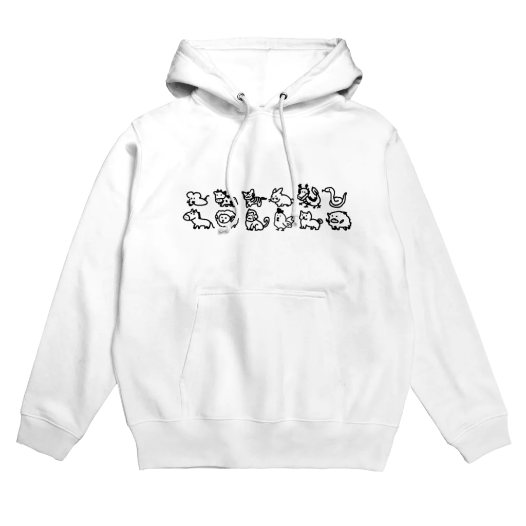 ナトリウムショップの干支干支行進 Hoodie