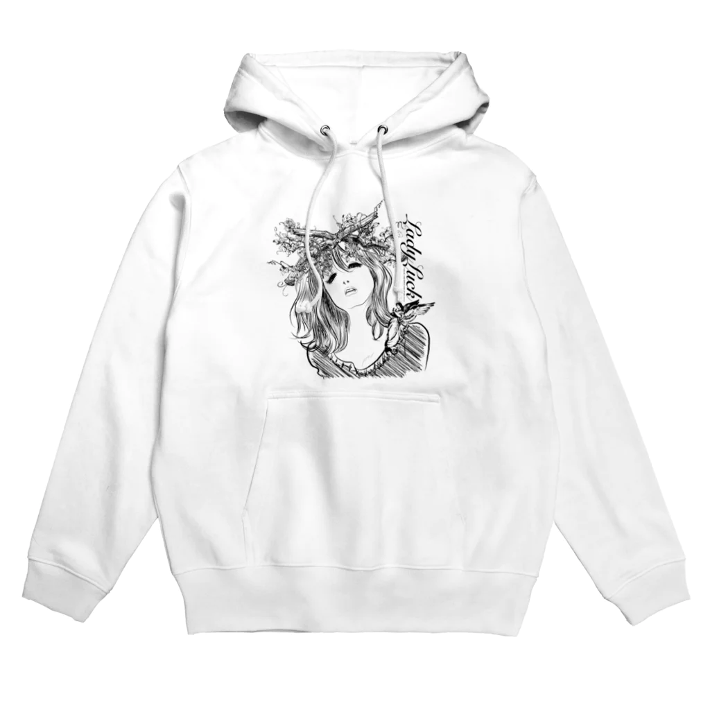 コーヒーロールのLady Luck-1 Hoodie