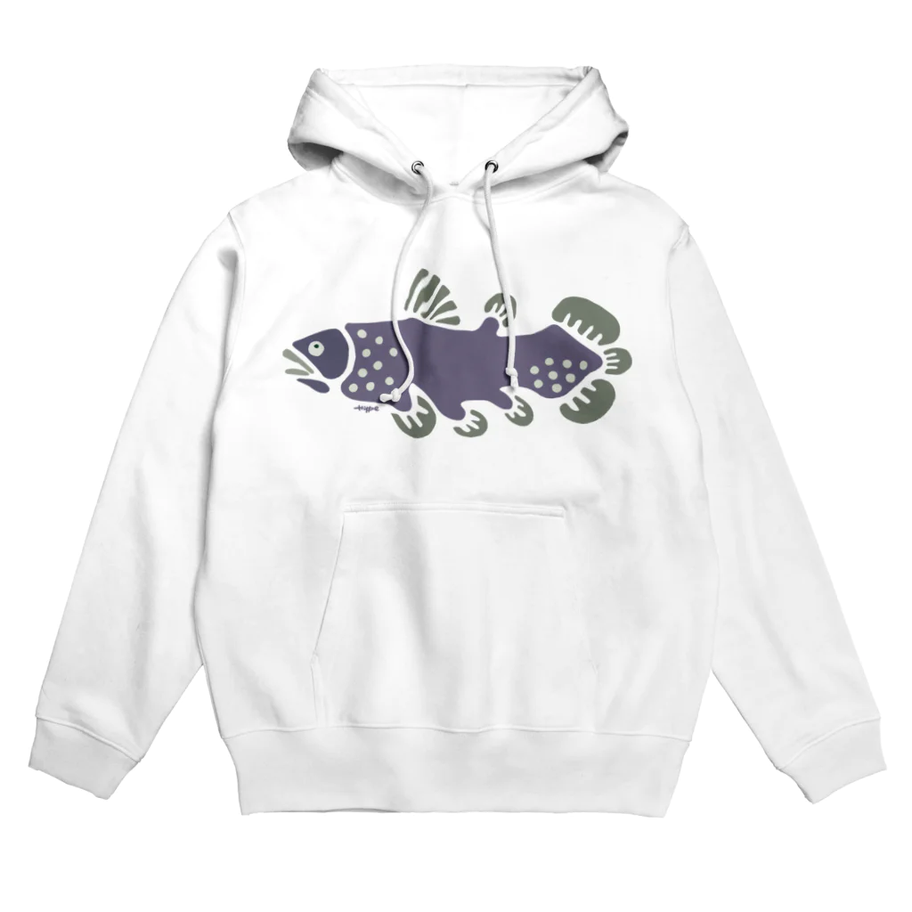 ひっぺ＊絵描き🤪の深海魚シリーズ「シーラカンス」実物の色に近づけたよ Hoodie