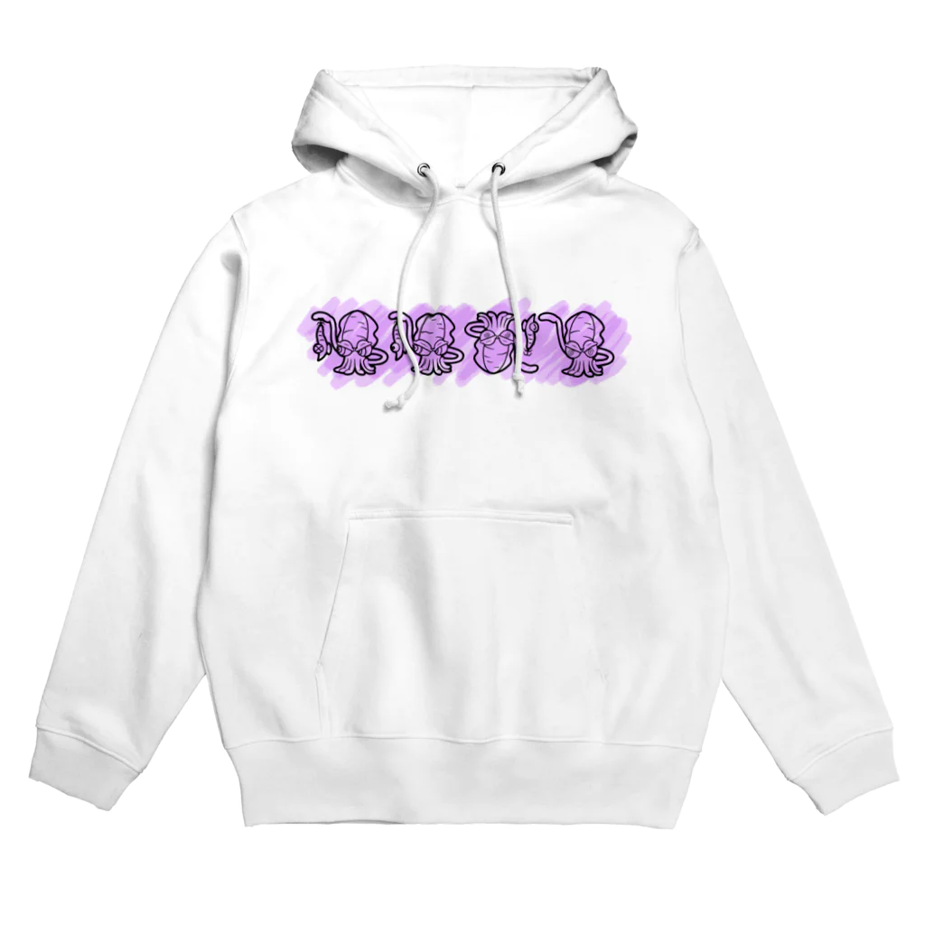 イカぽんちの逃げ出すエギ Hoodie