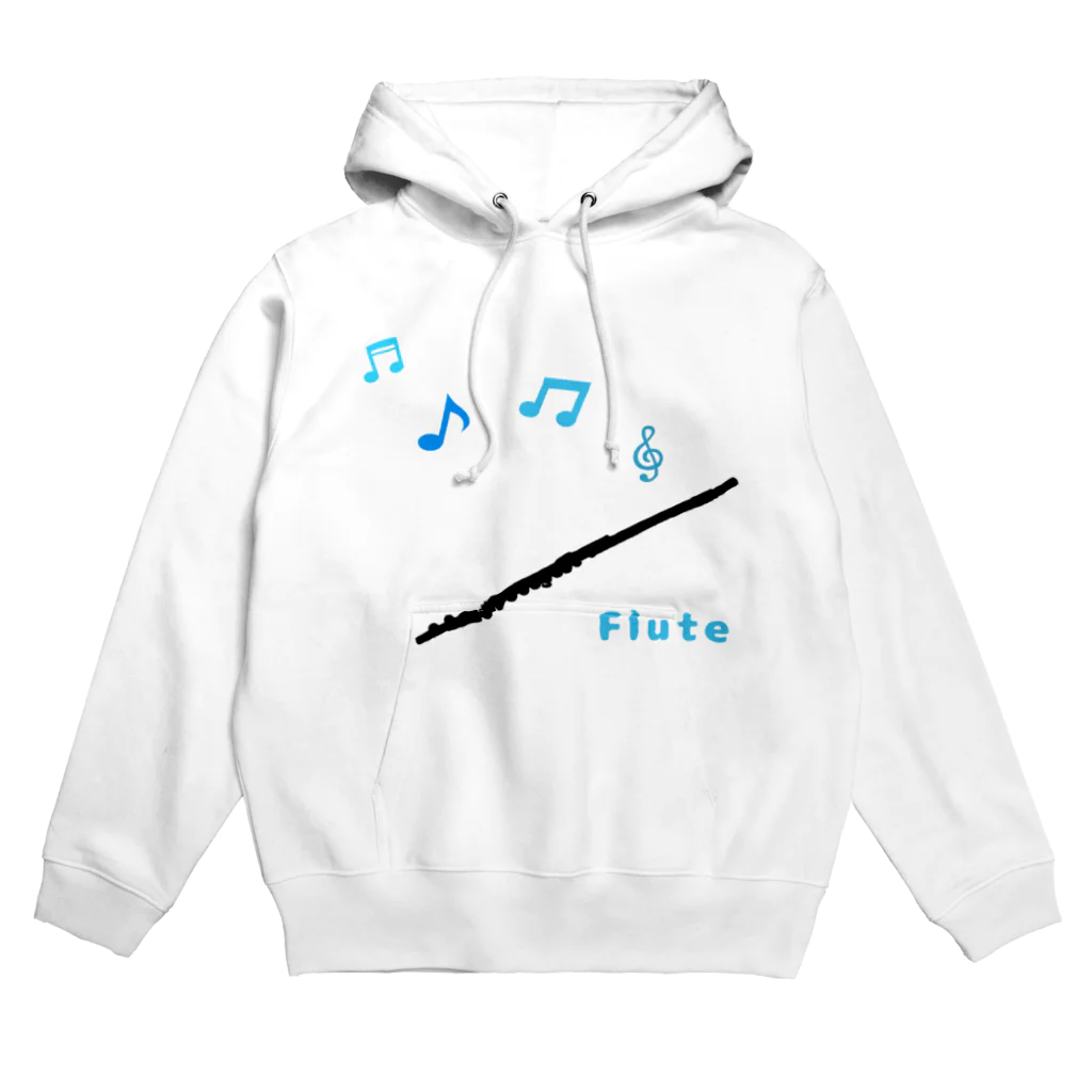 要田詩織のモフShop🐕のフルートと音符 Hoodie