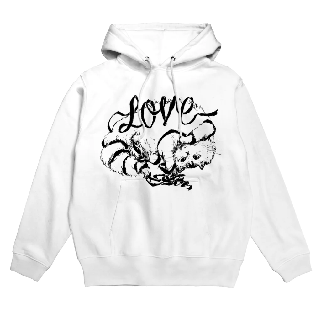 コンドウエミのLOVEにこんがらがる【モノクロ】 Hoodie