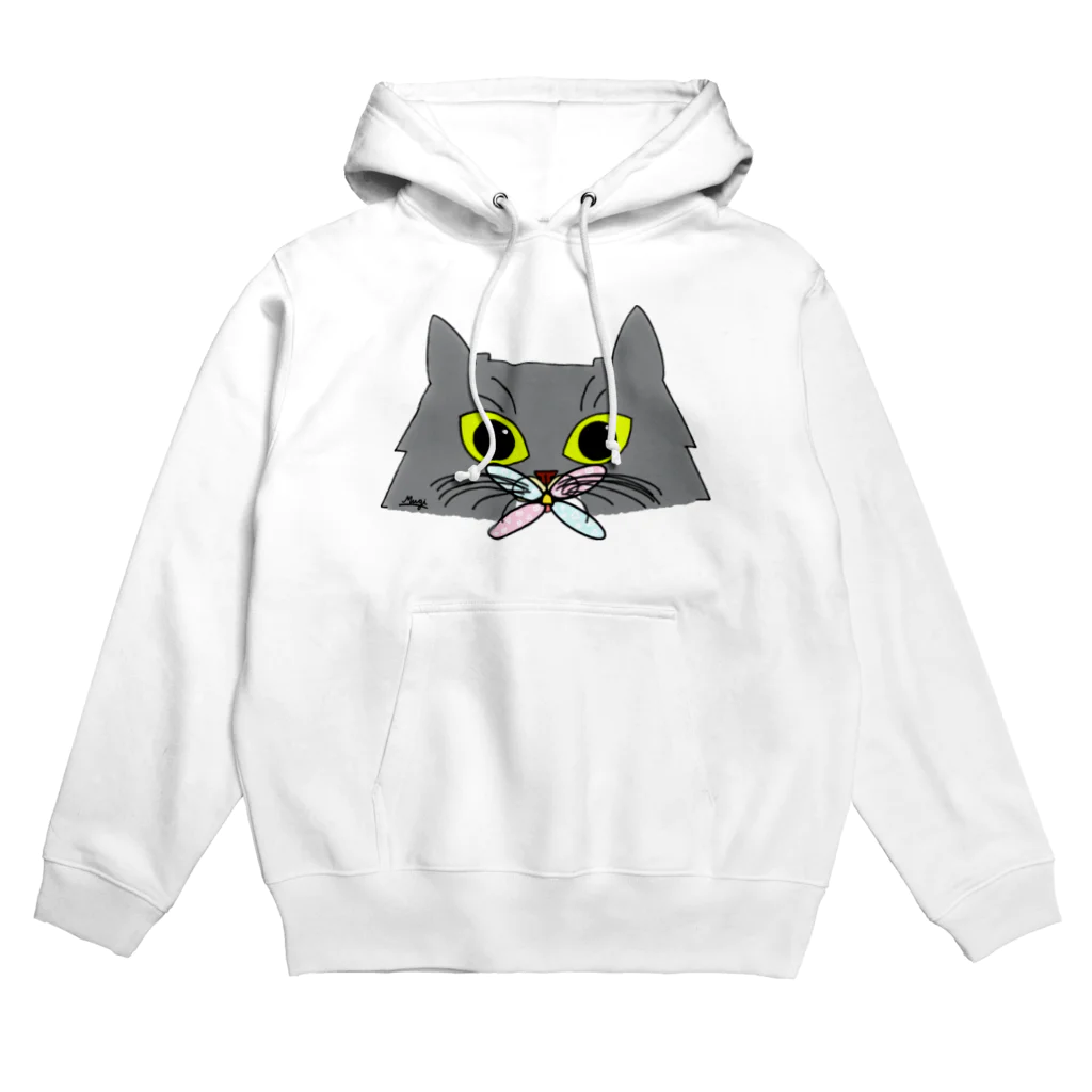 Ku’s family catのMUGI 猫 x Dragonfly Hoodie