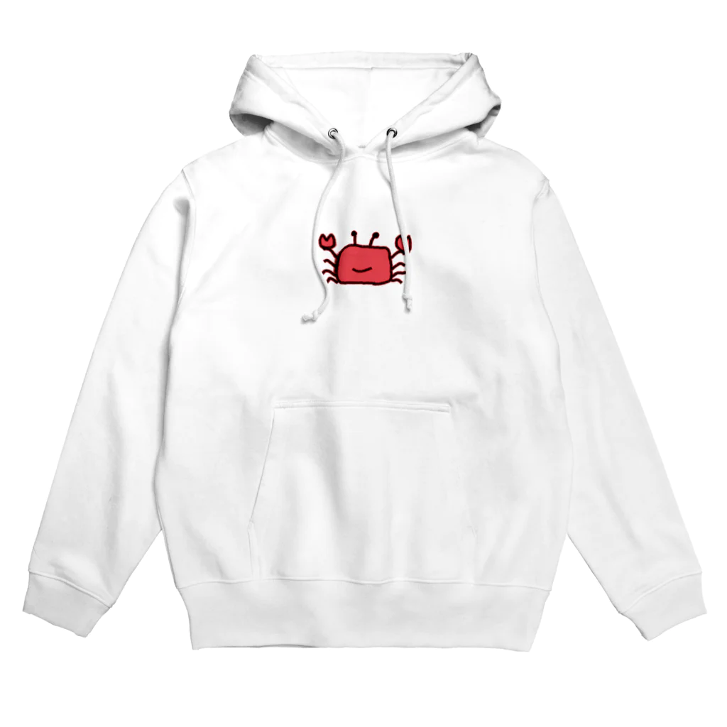 なかにしゲームス公式グッズ屋さんのなかにしが描いたカニの絵 Hoodie