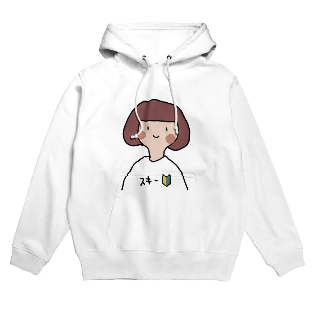 yamamototomohiroのスキー初心者女子 Hoodie