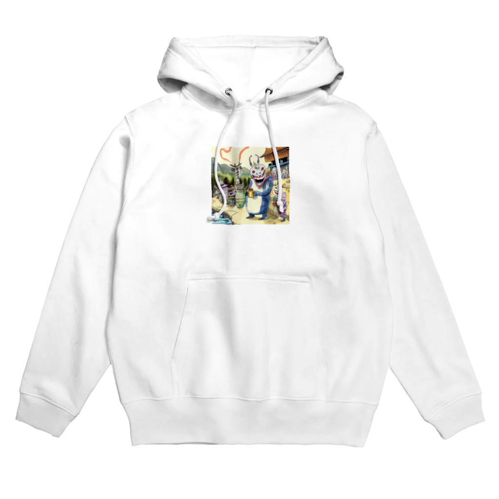 teamSOUのMiyoshi Lovers -Yokai Sake Festival 01- Hoodie